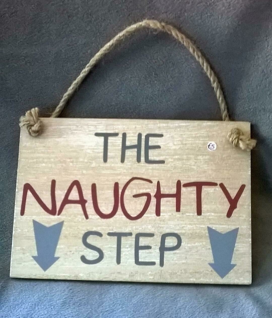 'Naughty Step' Plaque