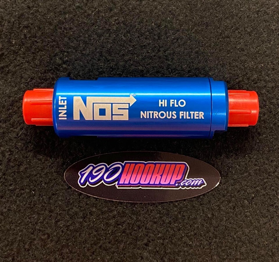 NOS InLine HiFlow Nitrous Filter 6AN