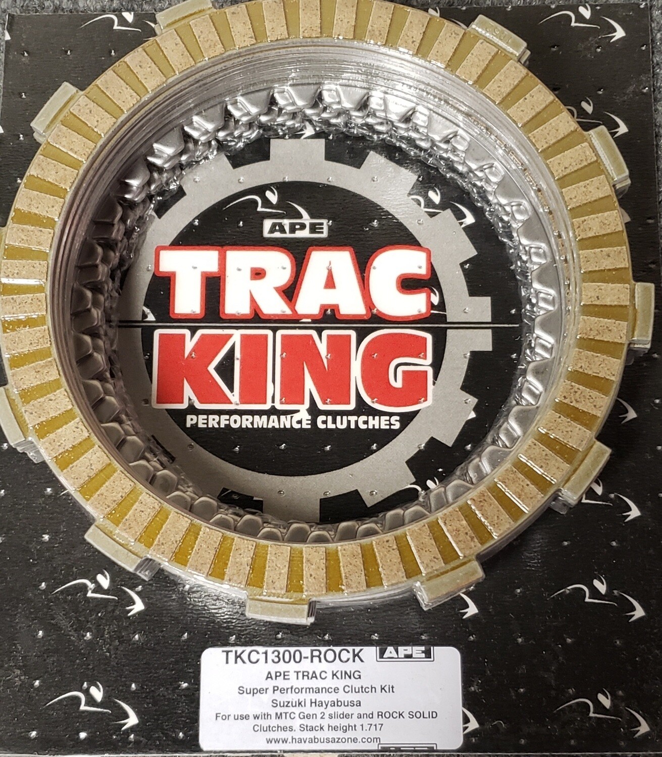 Trac King Clutch Plate Kit Hayabusa MTC Genll / Rock Soild
