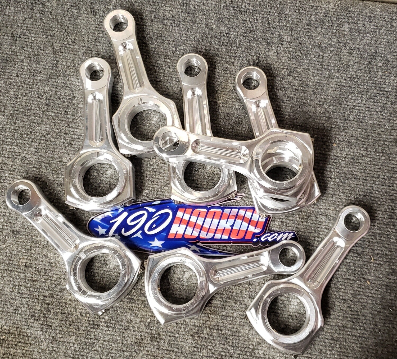 RBM Billet Aluminum Connecting Rods Kawasaki ZX14 (1224)