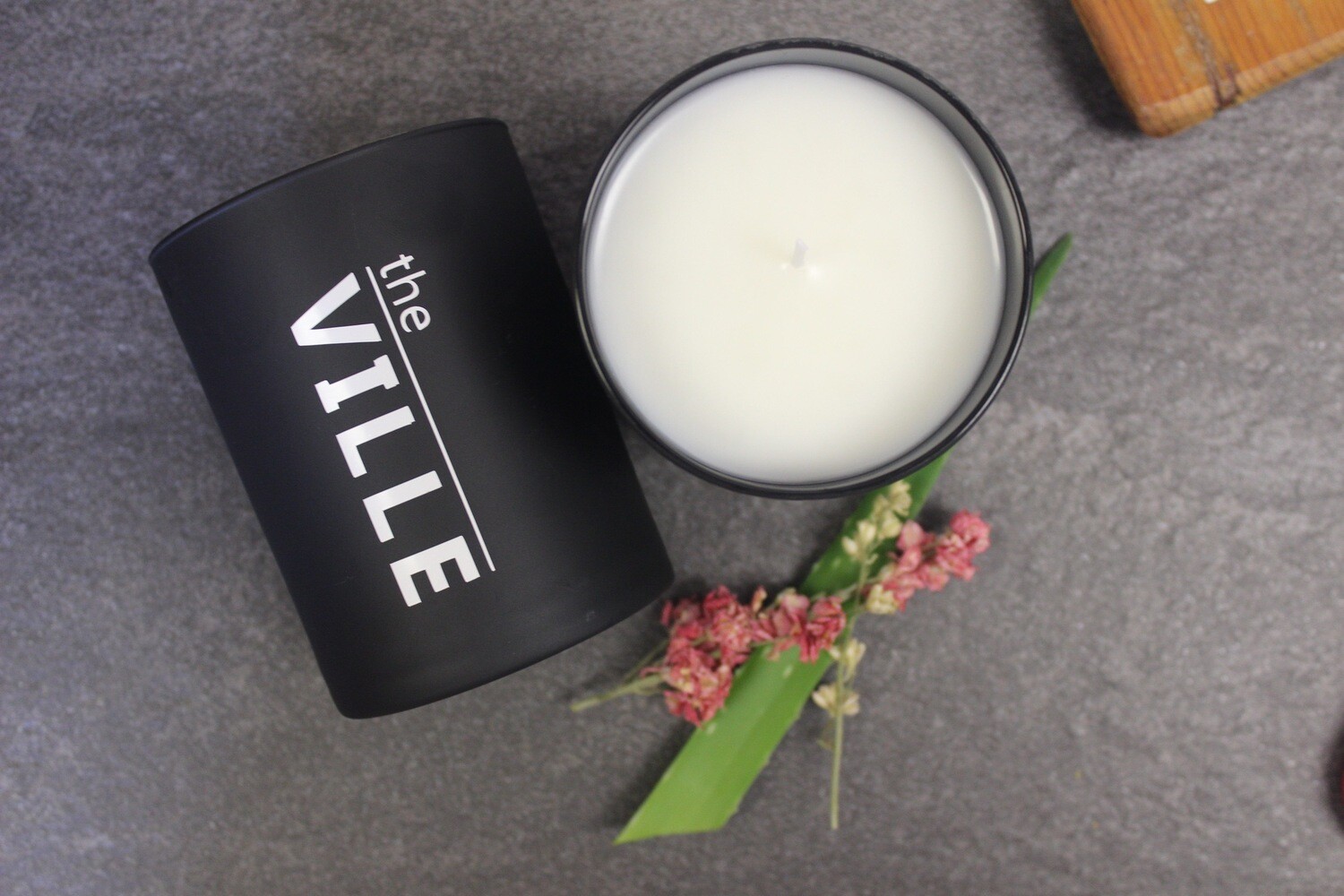 Medium Black Matte Jar Candle