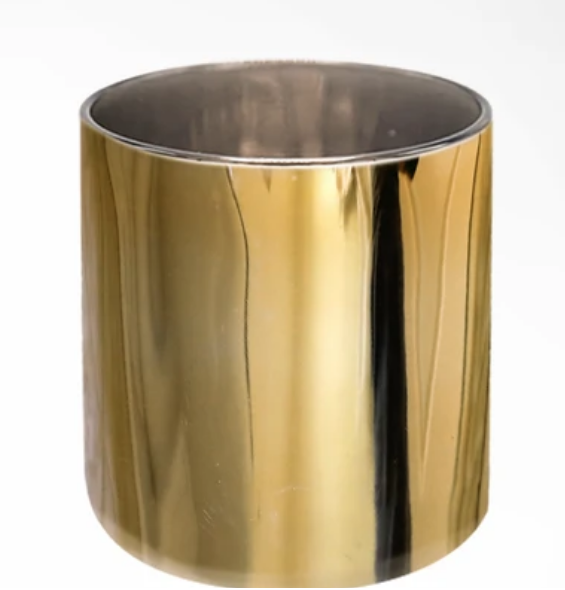 Lustrous Gold Candle Vessel