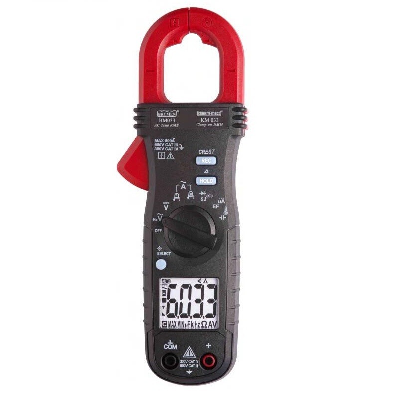 Kusam Meco KM033 600A AC True RMS Digital Clampmeter