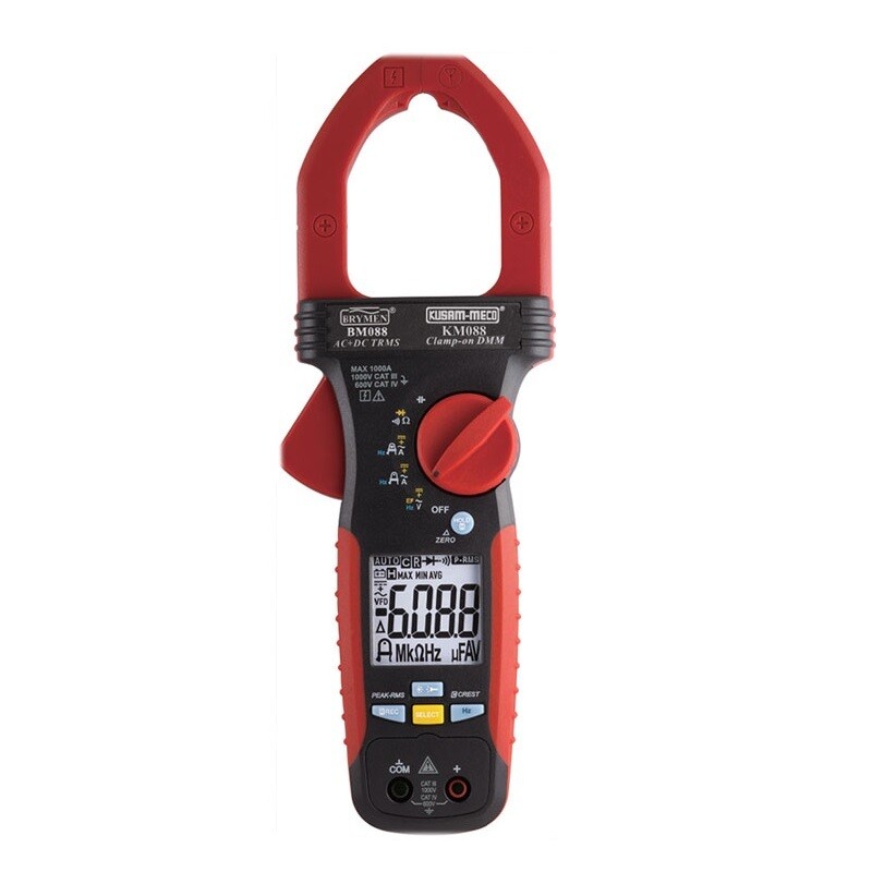 Kusam Meco KM088 1000A AC/DC TRMS Clamp Meter