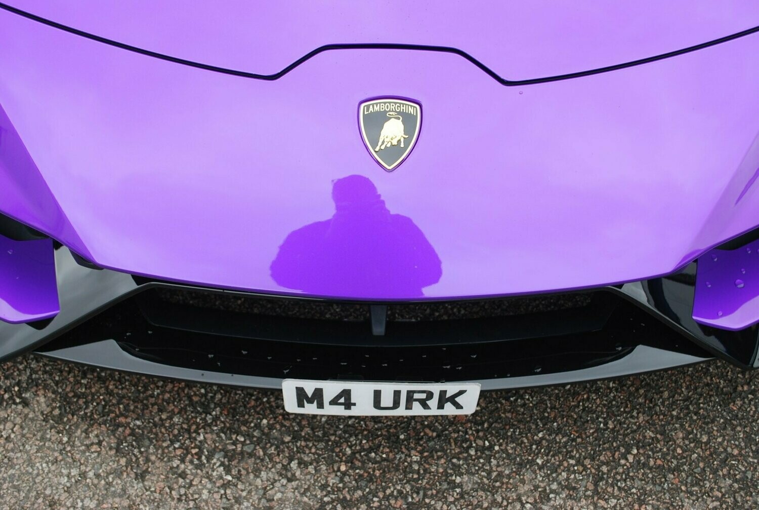 huracan Evo front license plate mounts