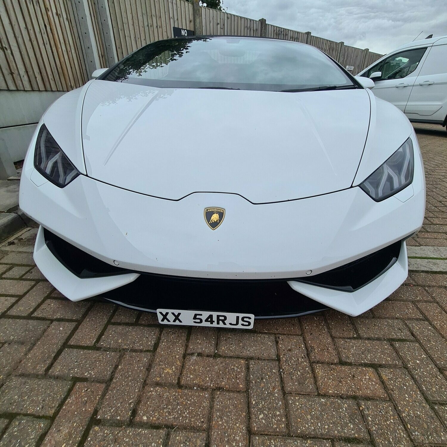 Huracan lp580 front license plate mount