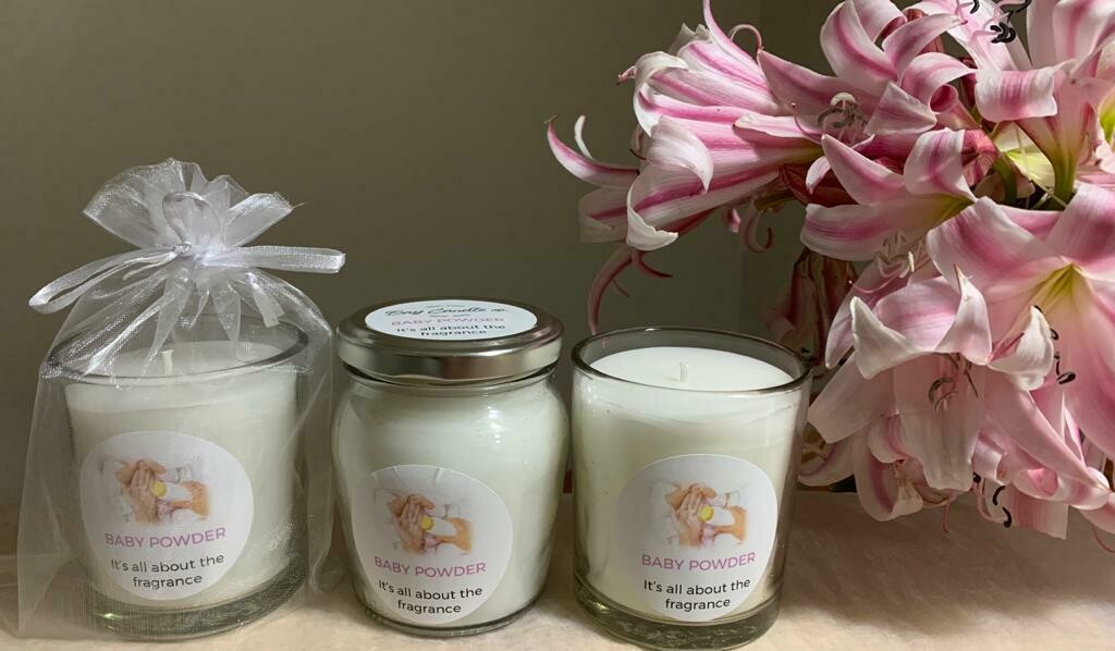 Bay Candle Company Baby Powder Scented Candles