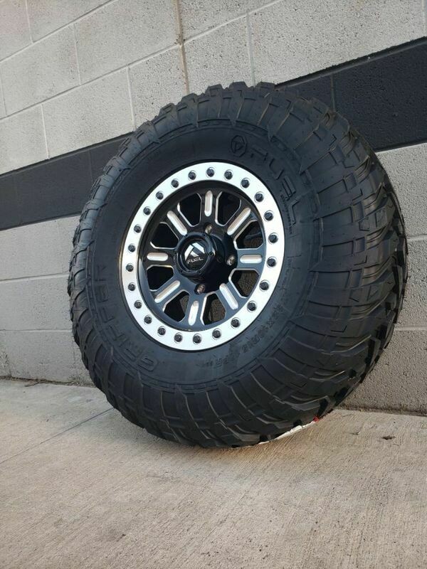 Fuel Hardline D910 15x7 4x156 38mm Gloss Black Milled Wheels & EFX