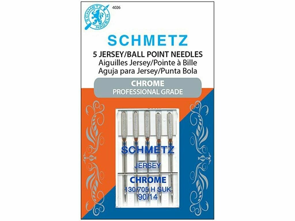 JERSEY/BALL POINT NEEDLES (130/705 H SUK CF 90/14 x 5 PC) Schmetz