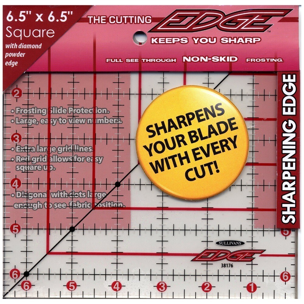 6 1/2" x 6 1/2" QUILTER'S RULER The Cutting Edge