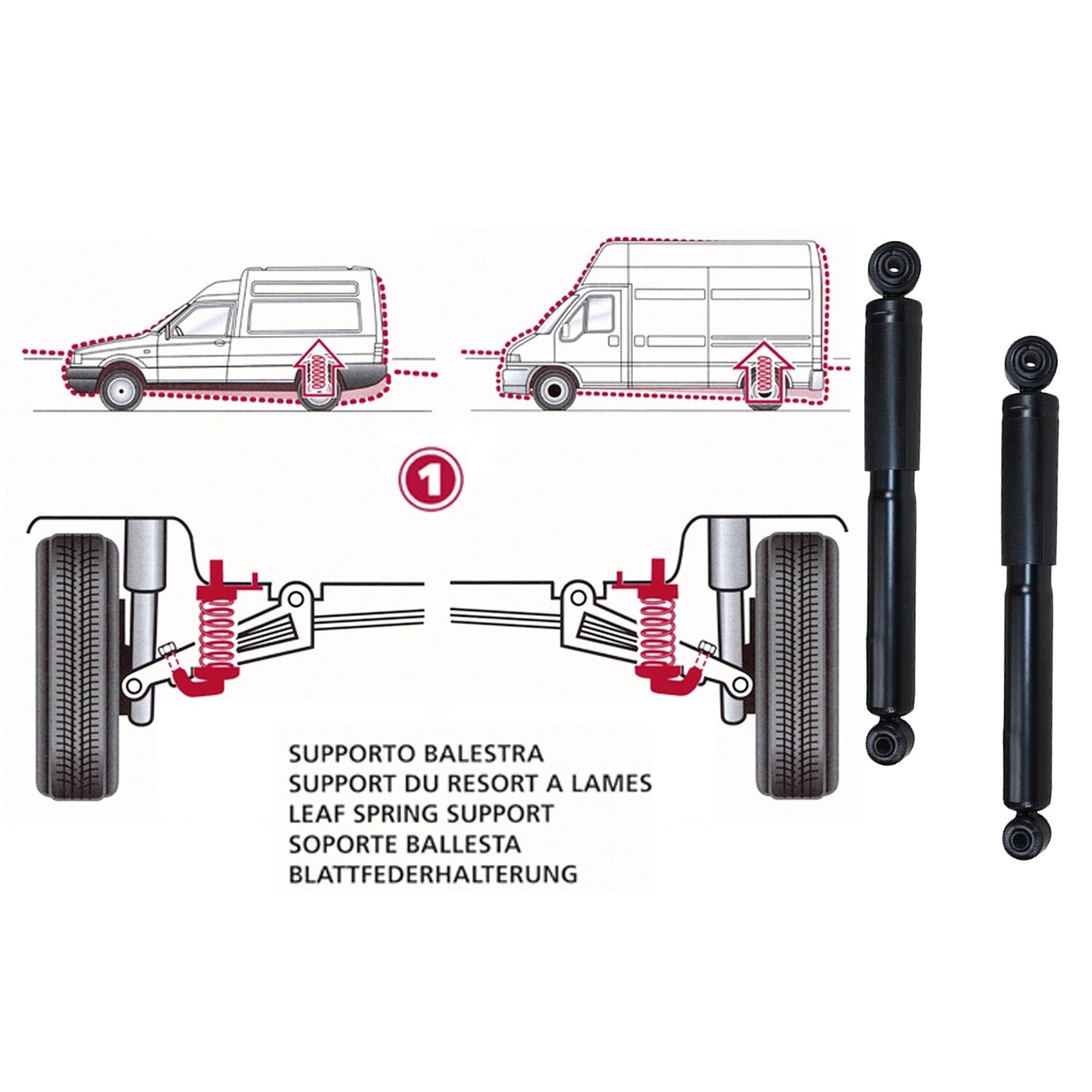 COPPIA MOLLE AMMORTIZZATORI POSTERIORI - AUDI A3 8V - ANNO 2012 - 2020