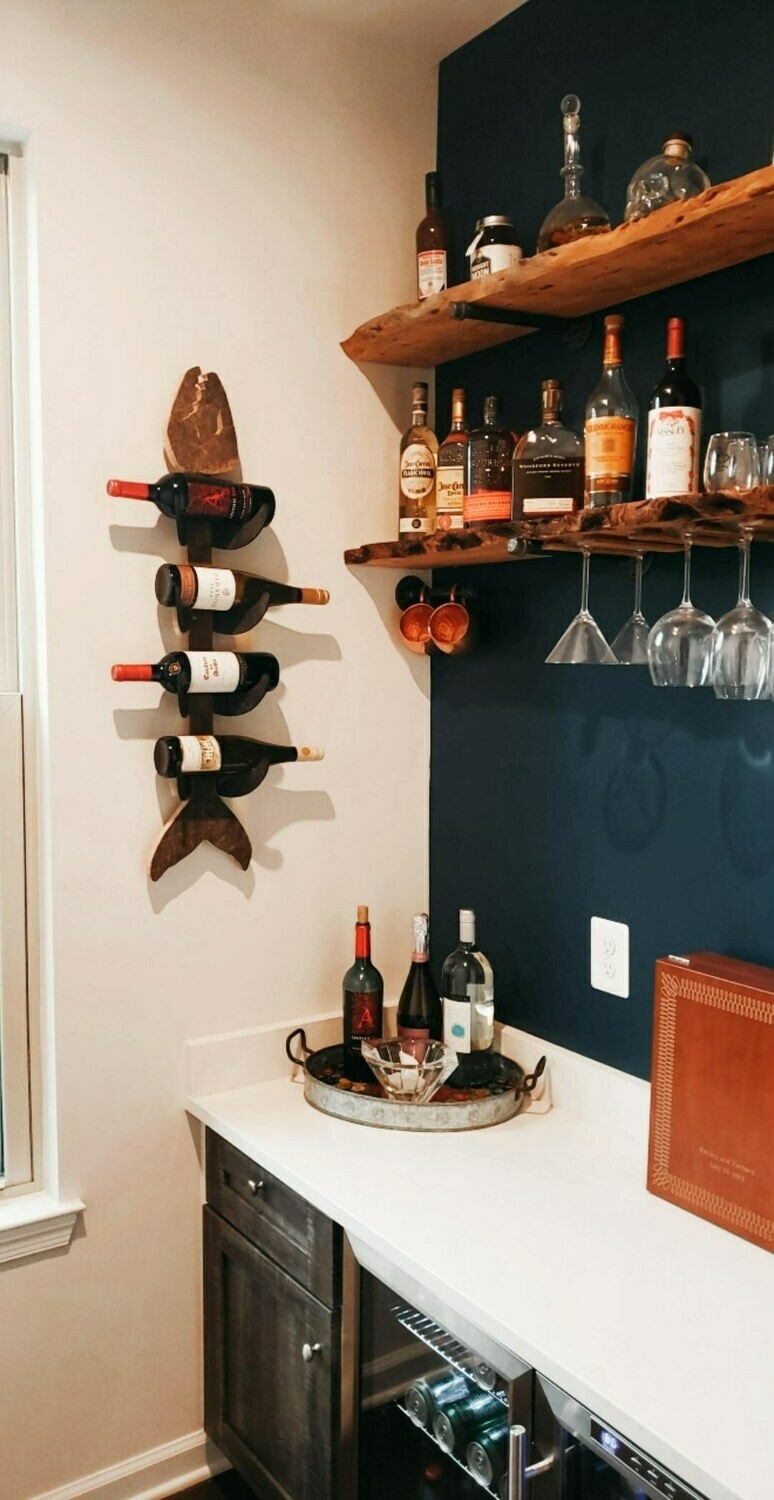Fish Bones Wine Rack