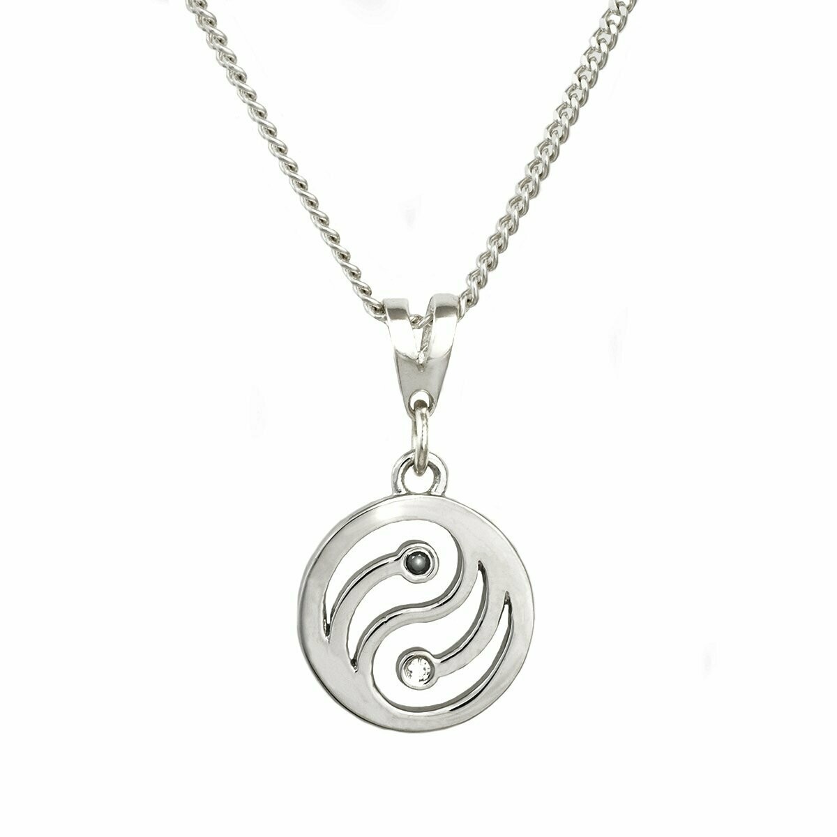 Yin Yang Diamond Pendant