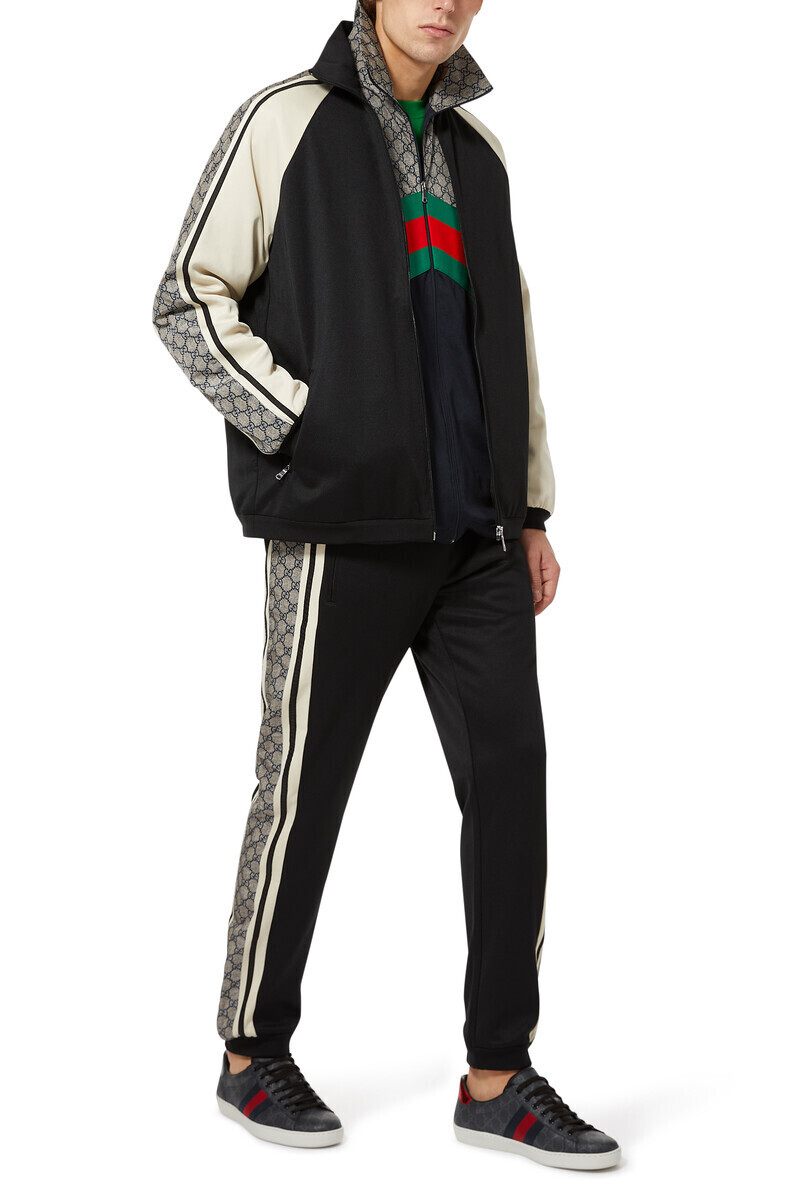 TUTA GUCCI LOGO GG SUPREME NERO