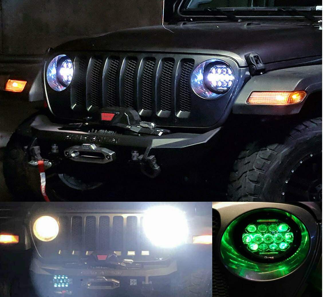 Quake LED RGB Headlights for 2018+ Jeep Wrangler JL