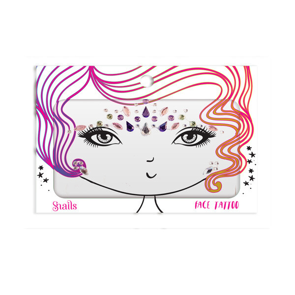 Snails Face Tattoos Jewel Queen