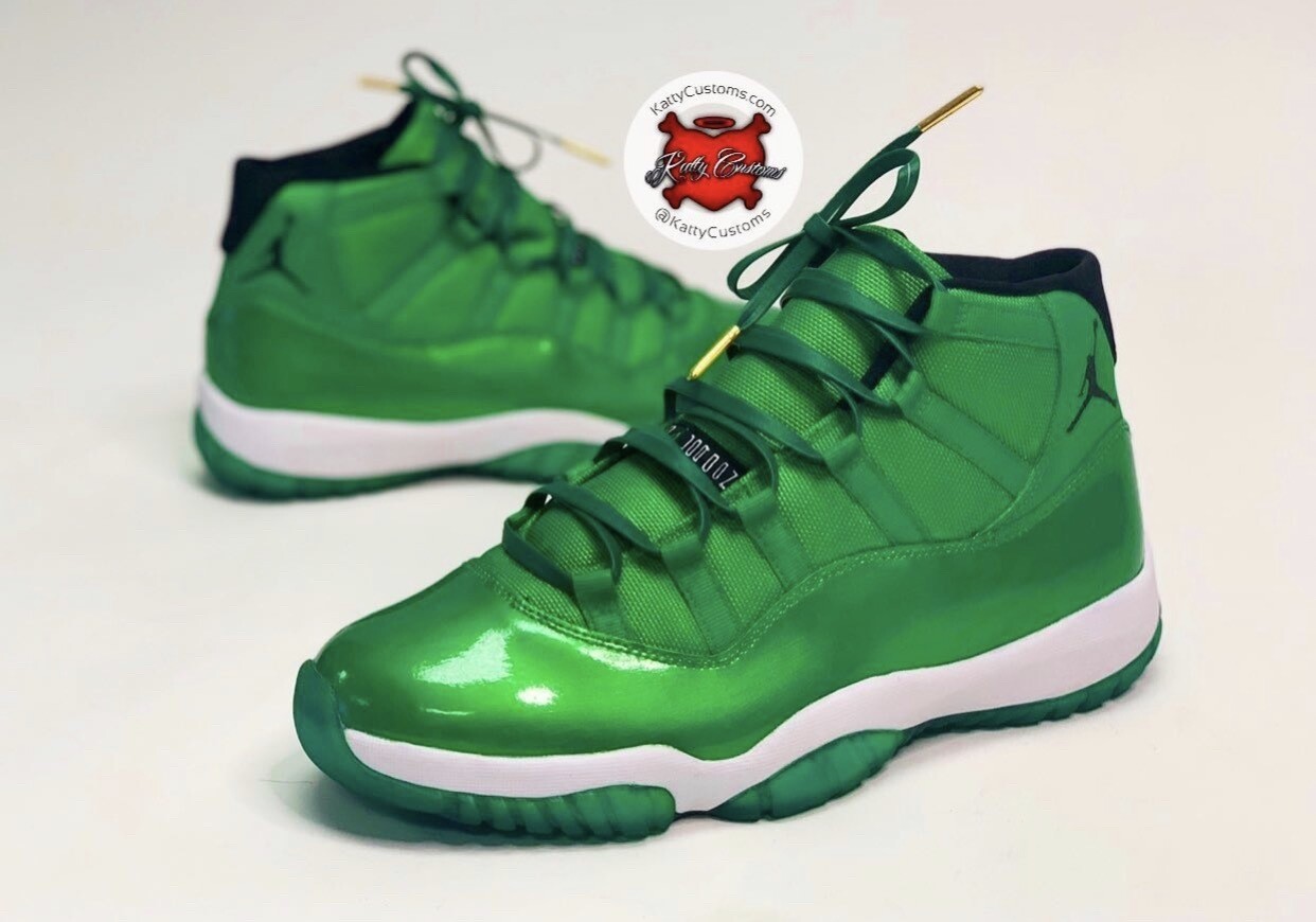 Sour Apple Jordan 11s | Store - Katty Customs