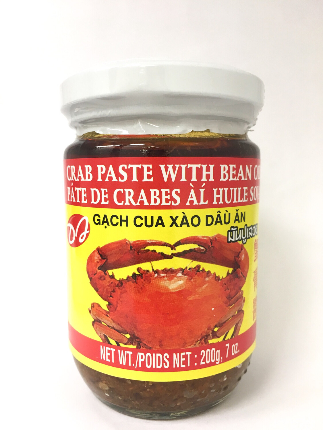 DJ CRAB PASTE WITH BEAN OIL 24X200G