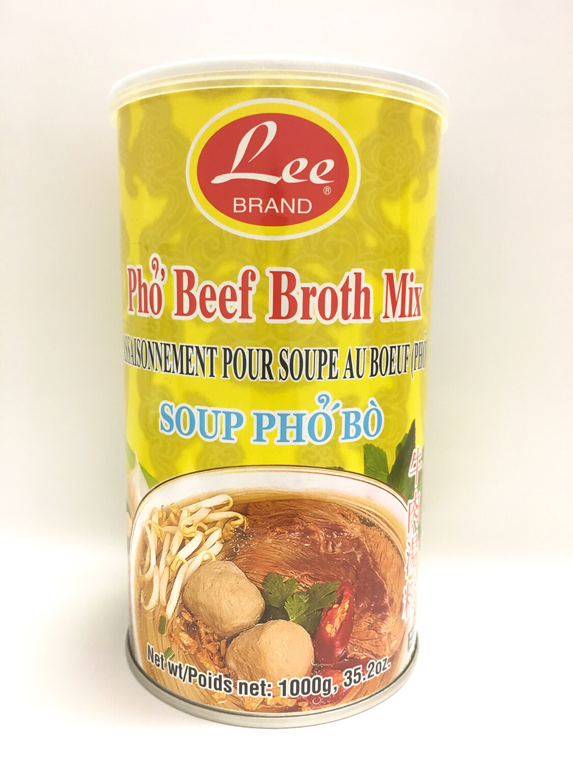 LEE PHO BEEF BROTH MIX 12X1KG