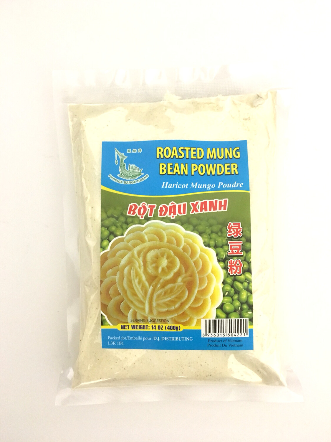 PHOENIX ROAST MUNG BEAN POWDER 30BAGS X 400G
