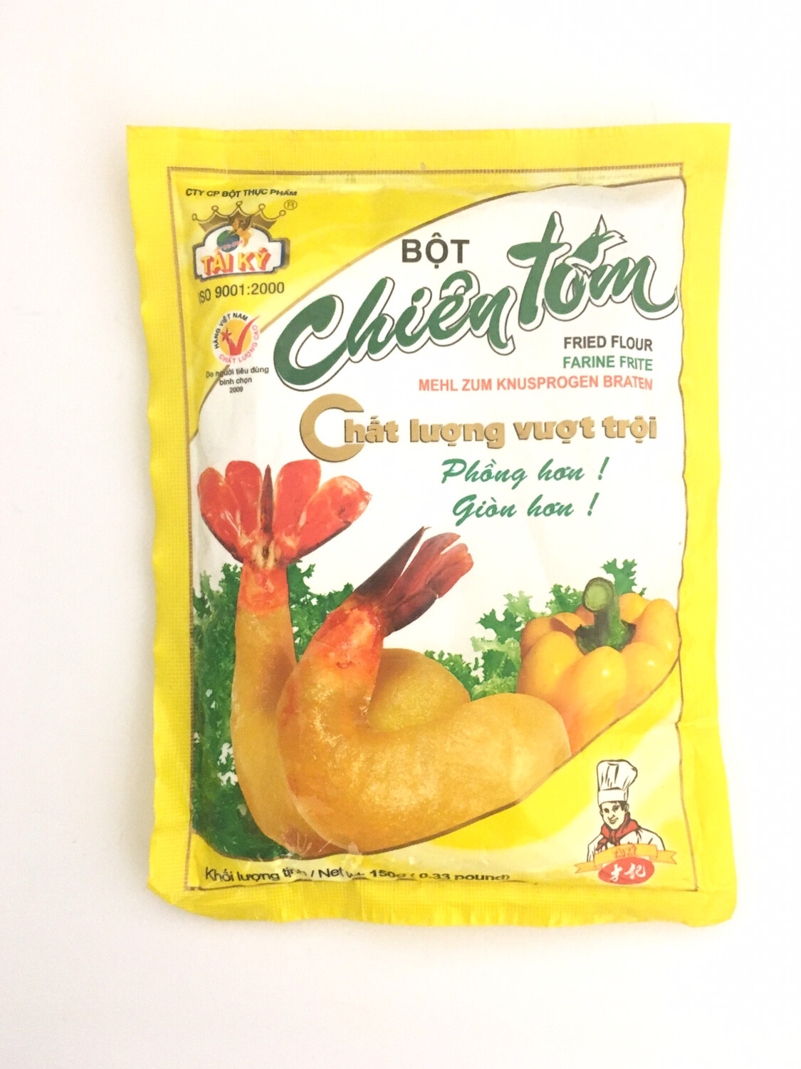 TAI KY FRIED SHRIMP FLOUR (FARINE FRITE) 80X150G