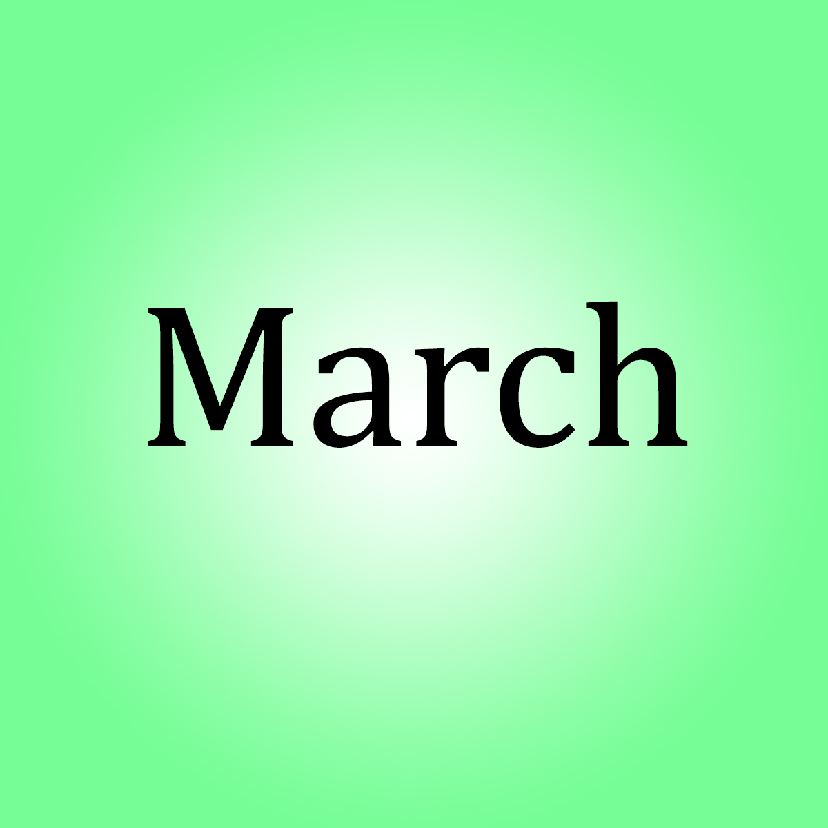 March