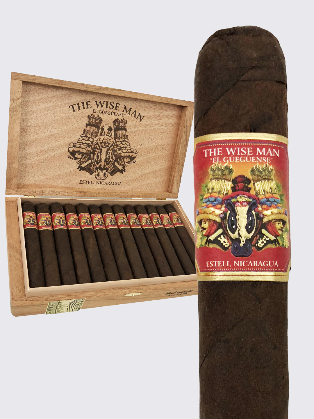 Foundation Cigars Wiseman Maduro Robusto (5.5x50) Box of 25