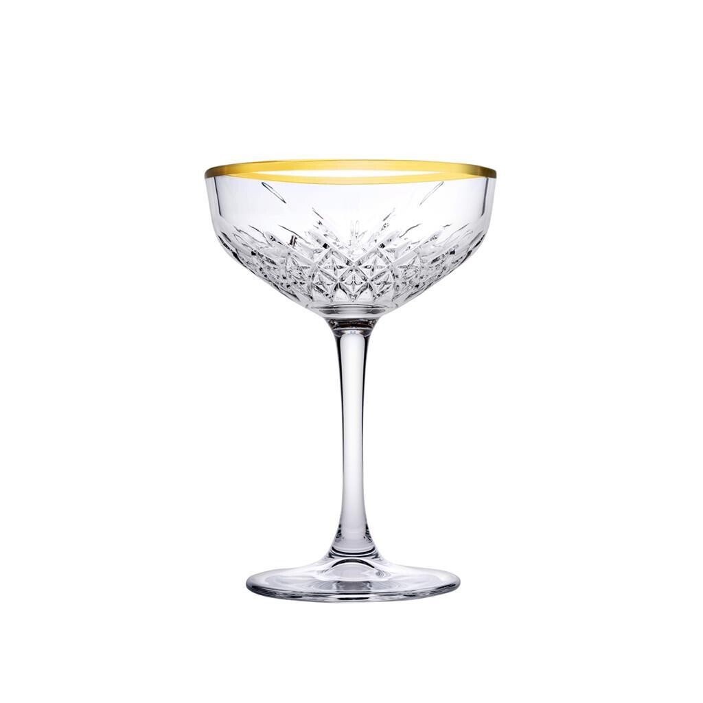Juego De 6 Copas Para Champagne De Vidrio 0.2L Amber Pasabahce