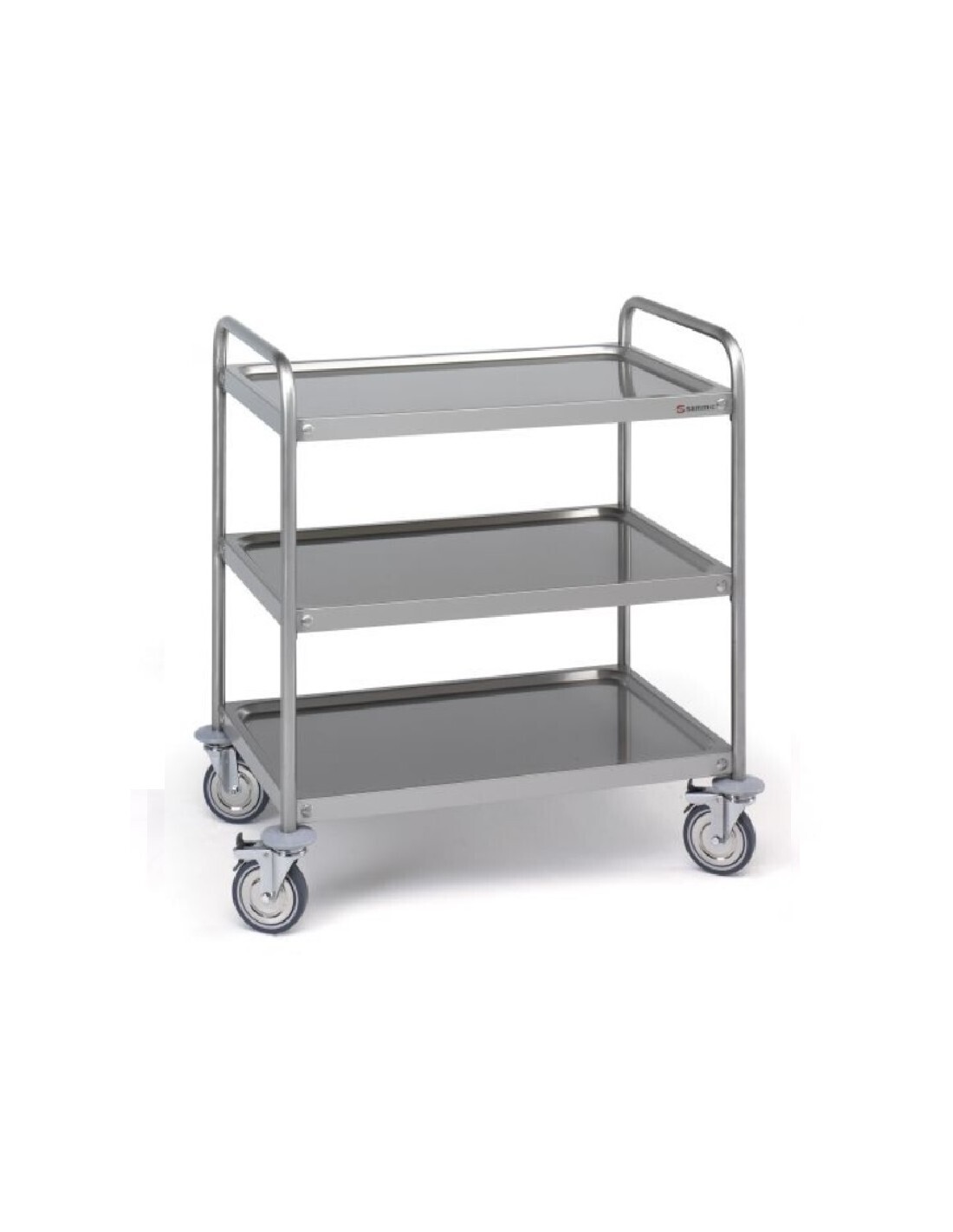 Carrello Di Servizio RCSW 3.1G - 3 Ripiani, Portata 240 Kg, Acciaio Inox, Per Gastronomia E Casa - Foto 3