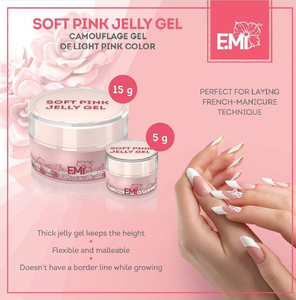 Soft Pink Jelly Gel, 5 g