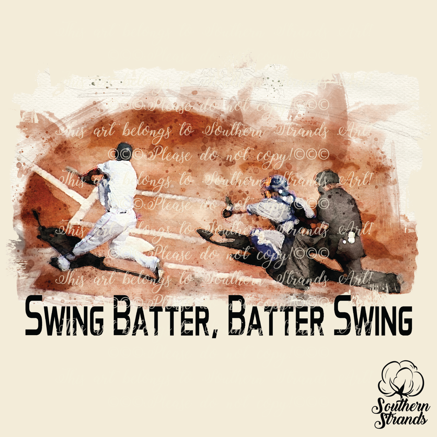 Swing Batter, Batter Swing Navy Add Your Own Team