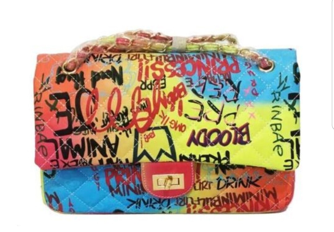 Graffiti Shoulder Bag Large
