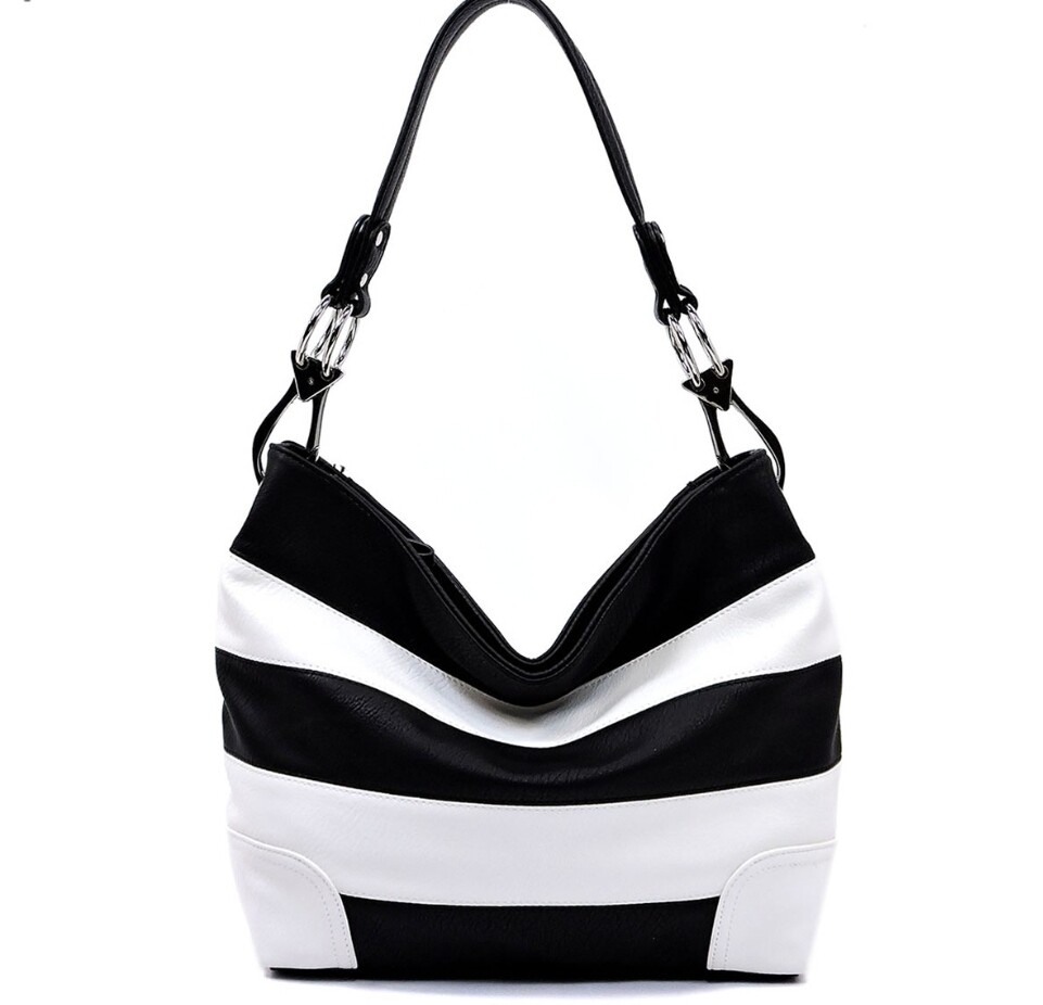 Black/White Shoulder Bag