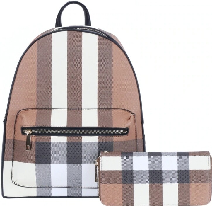 Plaid Backpack