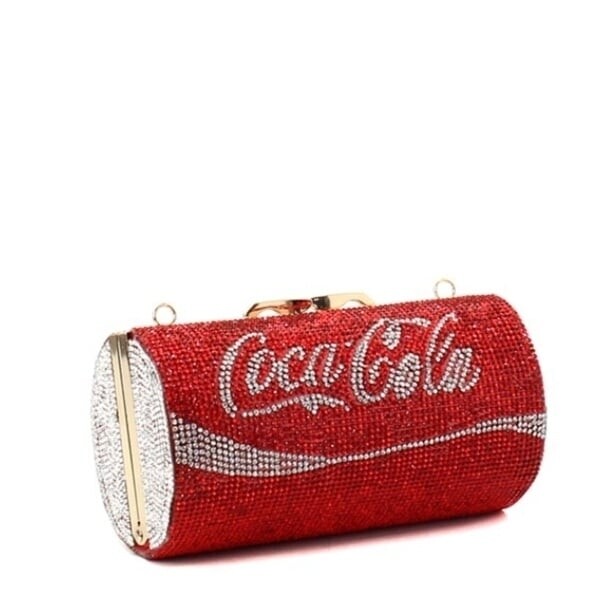 Coke Rhinestone Clutch