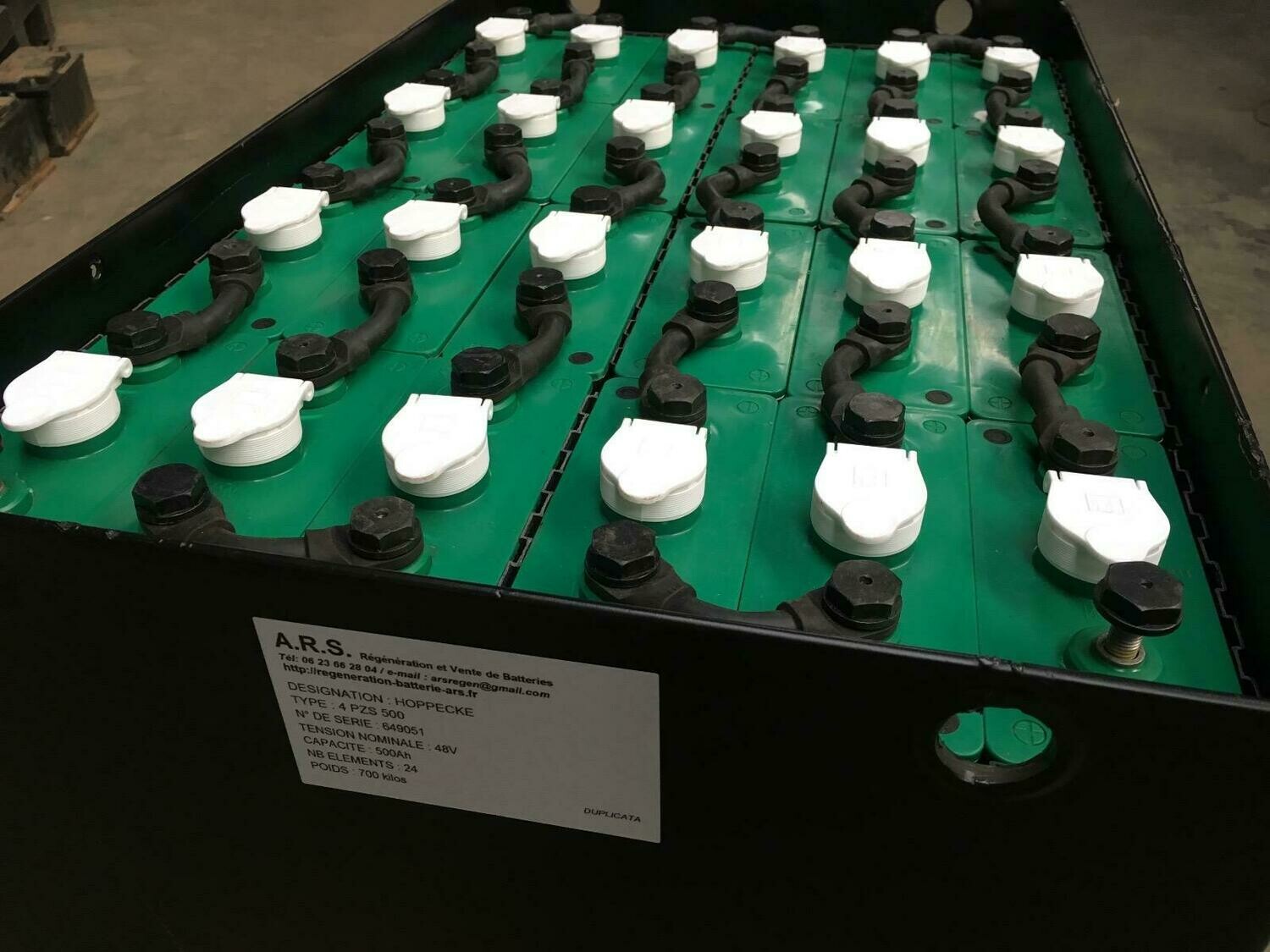 Batterie pour EFG 215 JUNGHEINRICH en RhôneAlpes (48V500Ah)