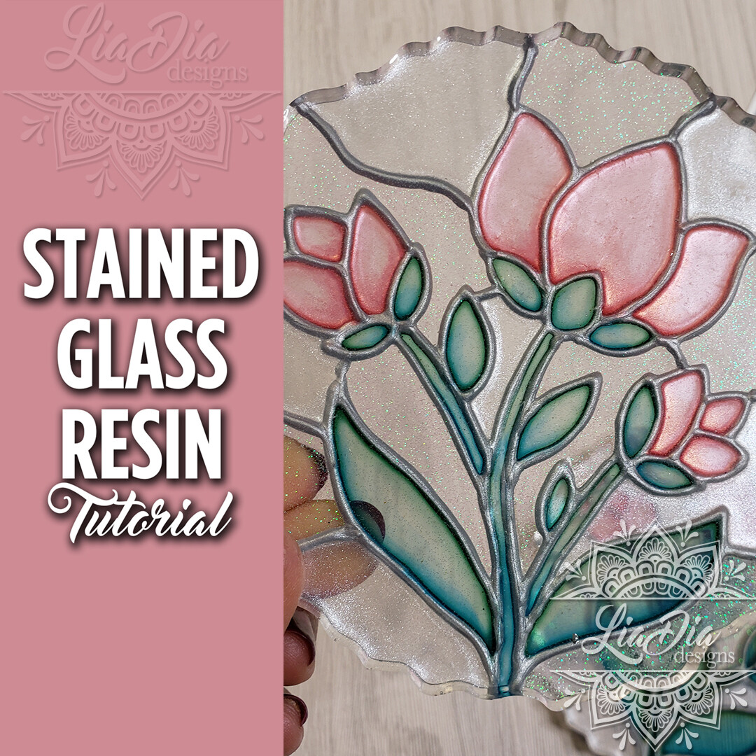 Stained Glass Resin Technique Video Tutorial