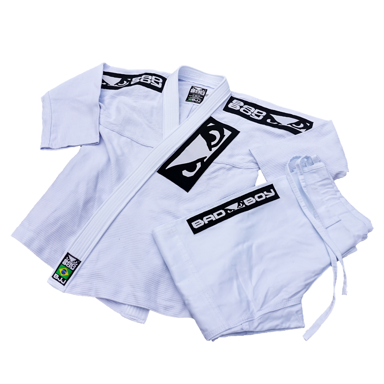Kimono Jiu Jitsu Bad Boy Competidor branco