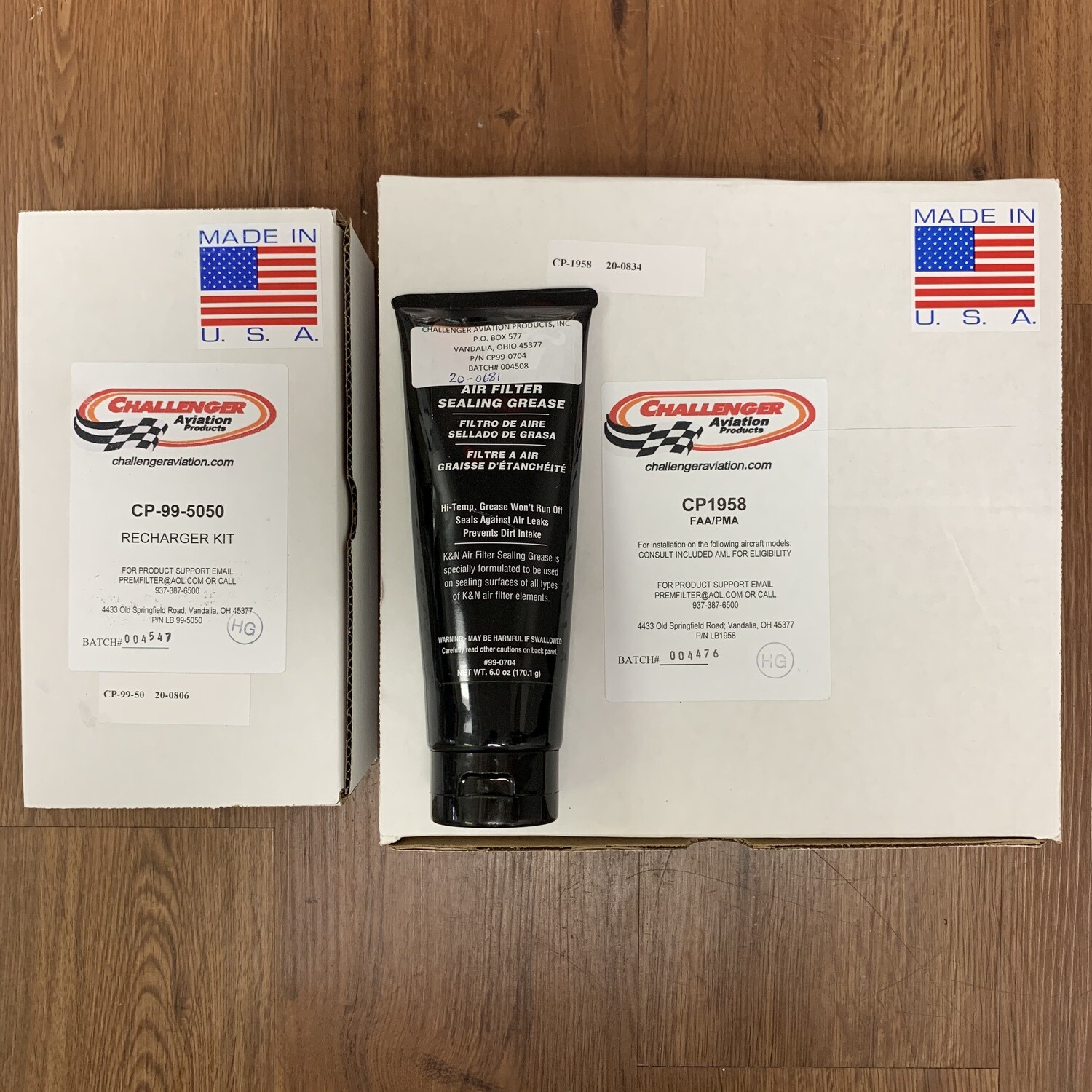 Challenger Air Filter Kit for Grumman AA5B