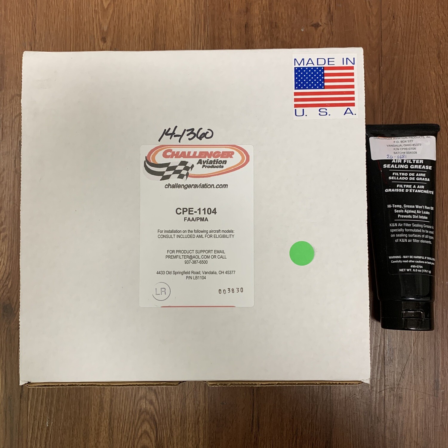 Challenger Air Filter Kit for Robinson R22