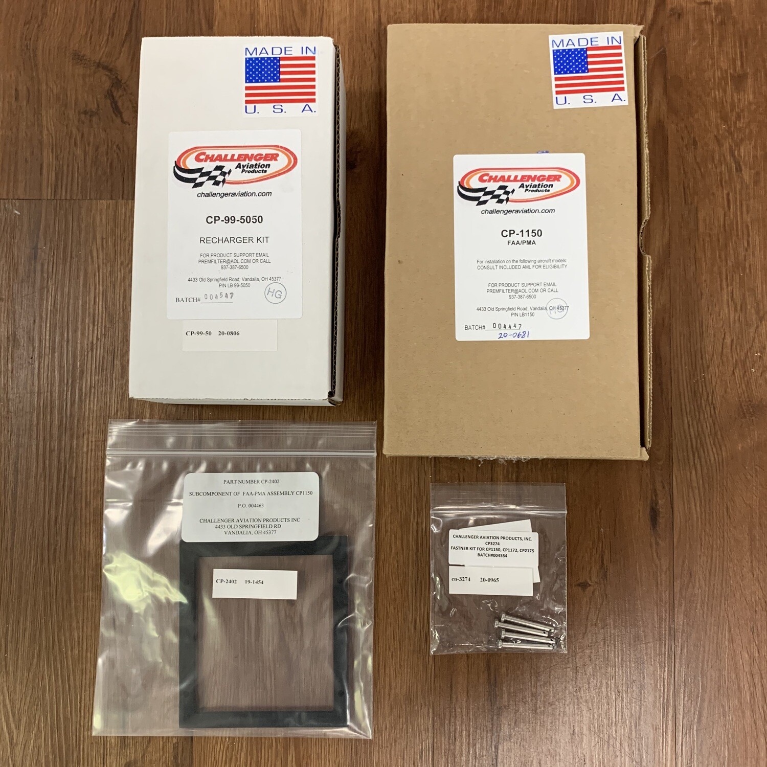 Challenger Air Filter Kit Cessna 150 Models