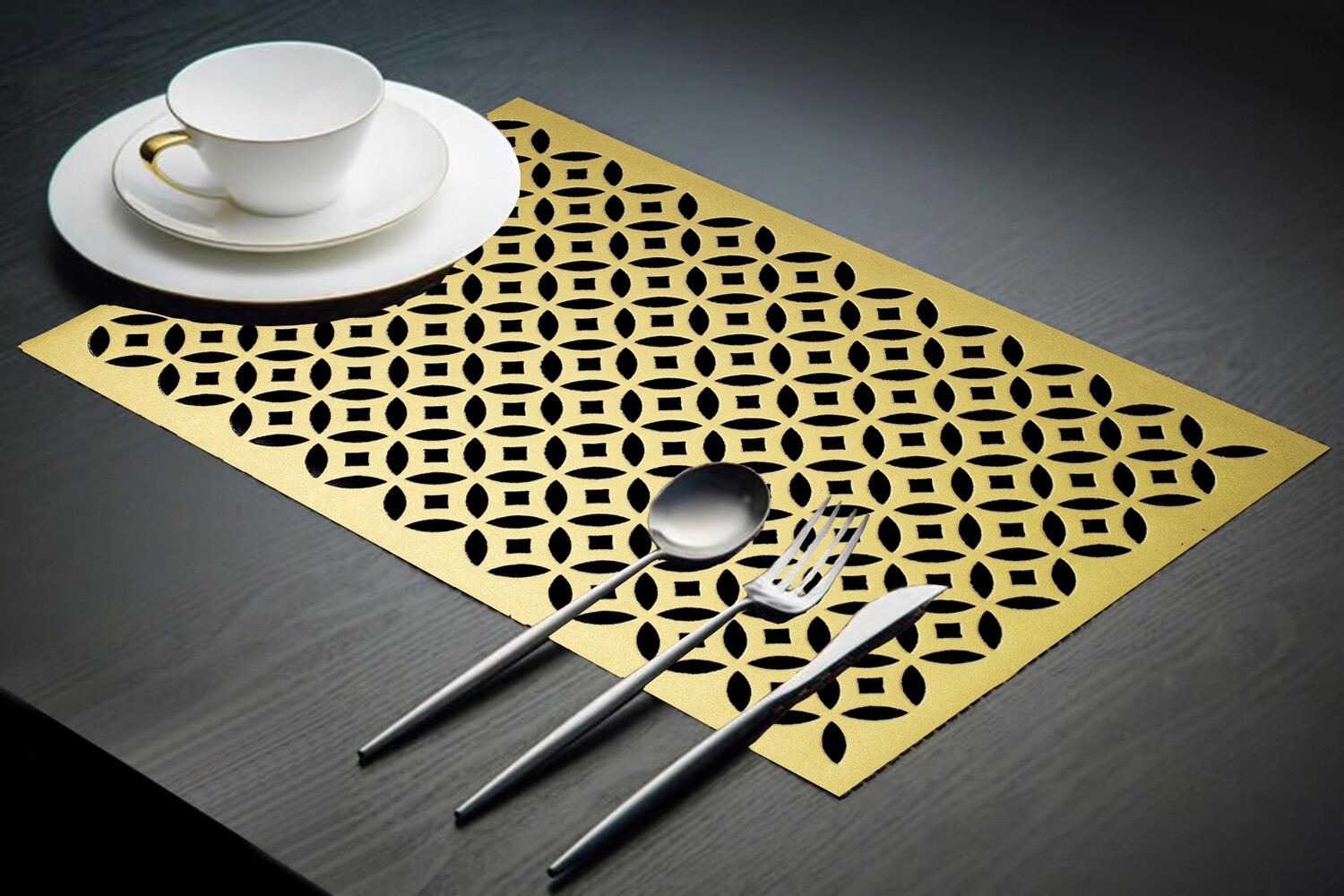 Rich Gold Placemats by the Tissue Store