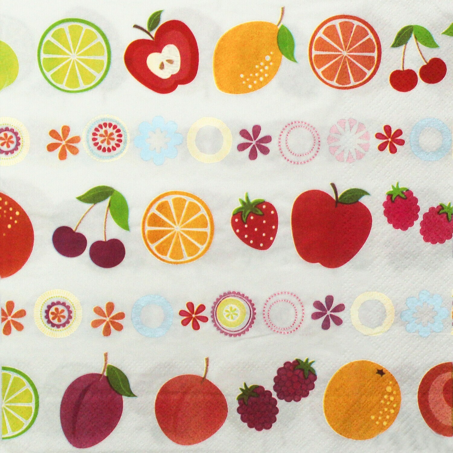 Fruit Print Paper Napkin 16x16 (Pack of 20)