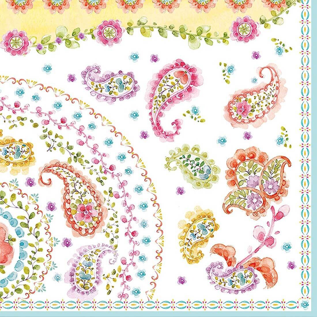 Buy Decoupage Paper Napkins Online India Gipsy Pattern