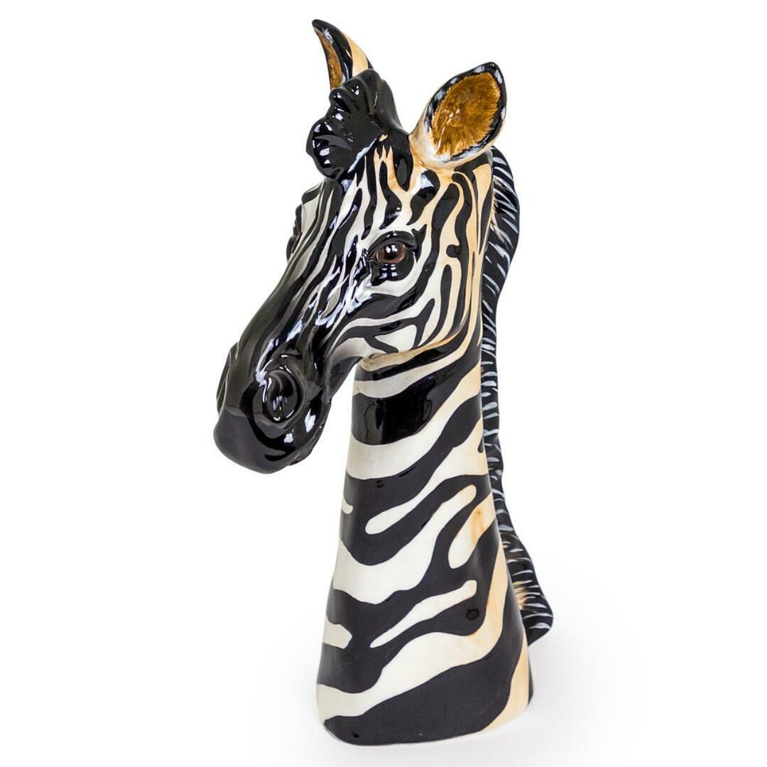 Zebra Ceramic Vase