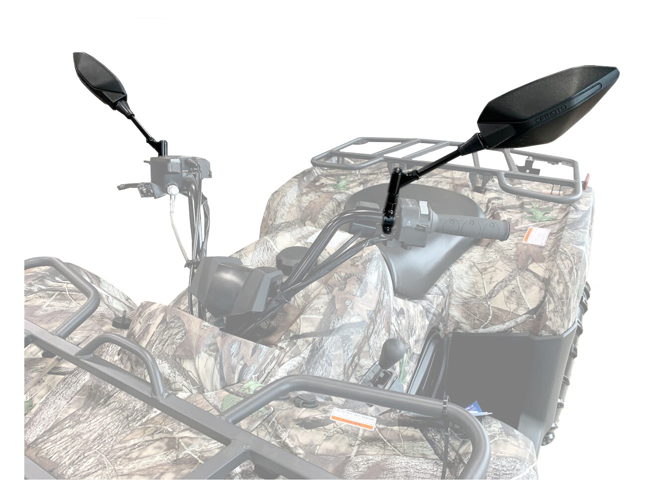 CFMOTO CFORCE ATV Side View Mirrors, OEM 400/500/600/800/1000 (9AY0200200, 9AY0200300)