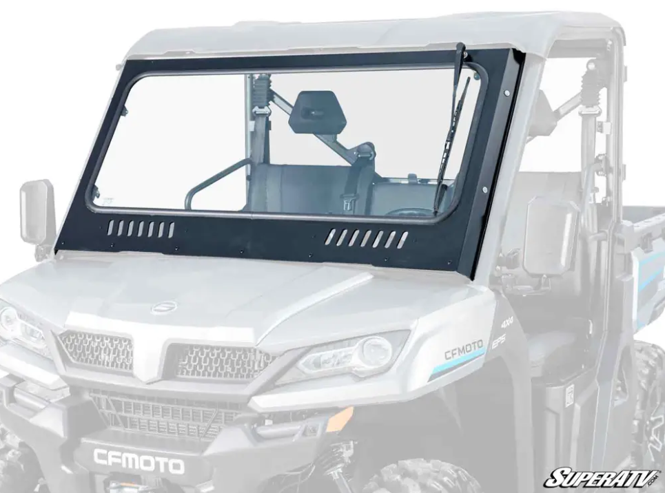 CFMOTO Uforce 1000 Glass Windshield w/Vent & Wiper, SuperATV (GWSCF