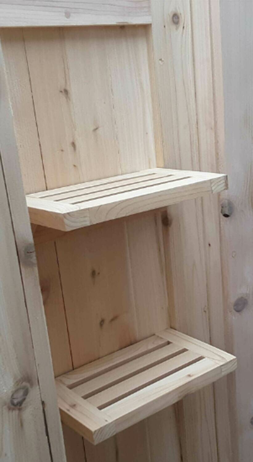 Outdoor Shower Shelves by Hamptons Outdoor Showers