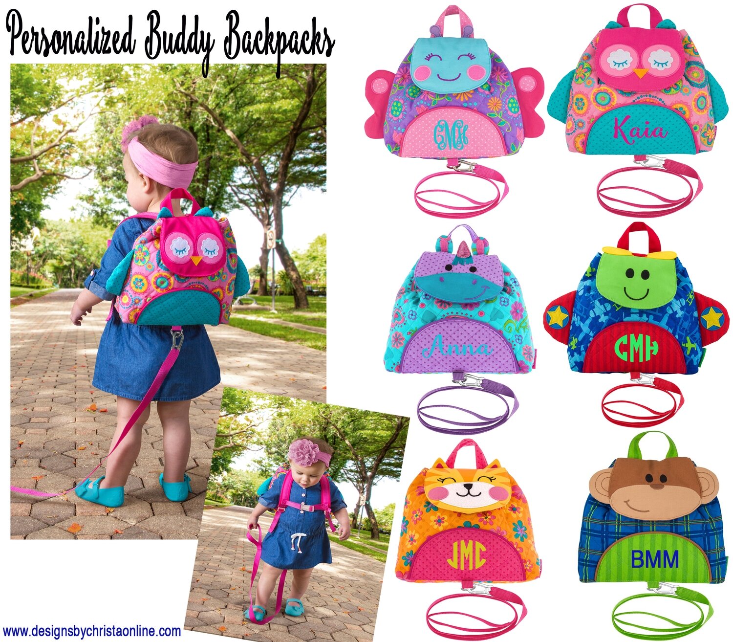 Kid's Buddy Backpack with Removable Harness / Stephen Joseph