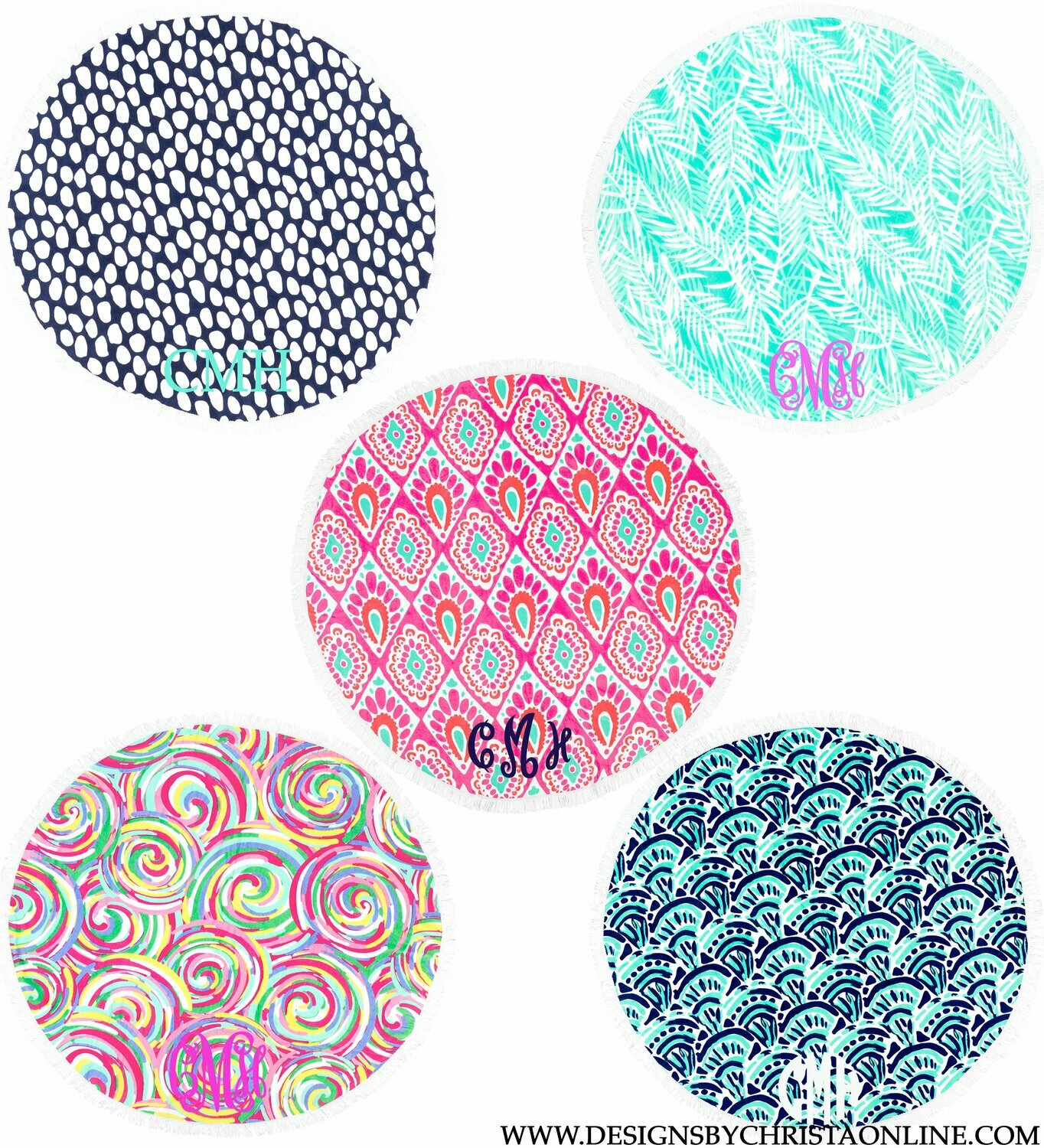 Round Beach Towels